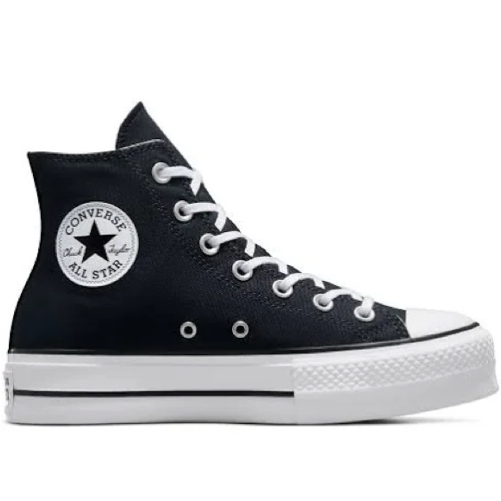 Converse Women's Black Platform High-Top Sneakers